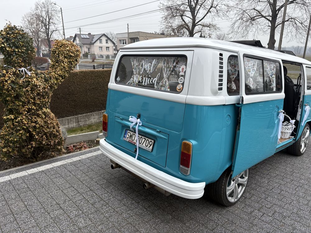 Samochod do ślubu vw t2 1975