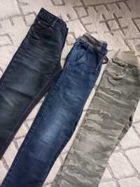 Zestaw spodni dla chłopca 134 140 jeans Moro