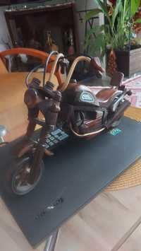 Drewniany Motocykl,  motor,  Harley