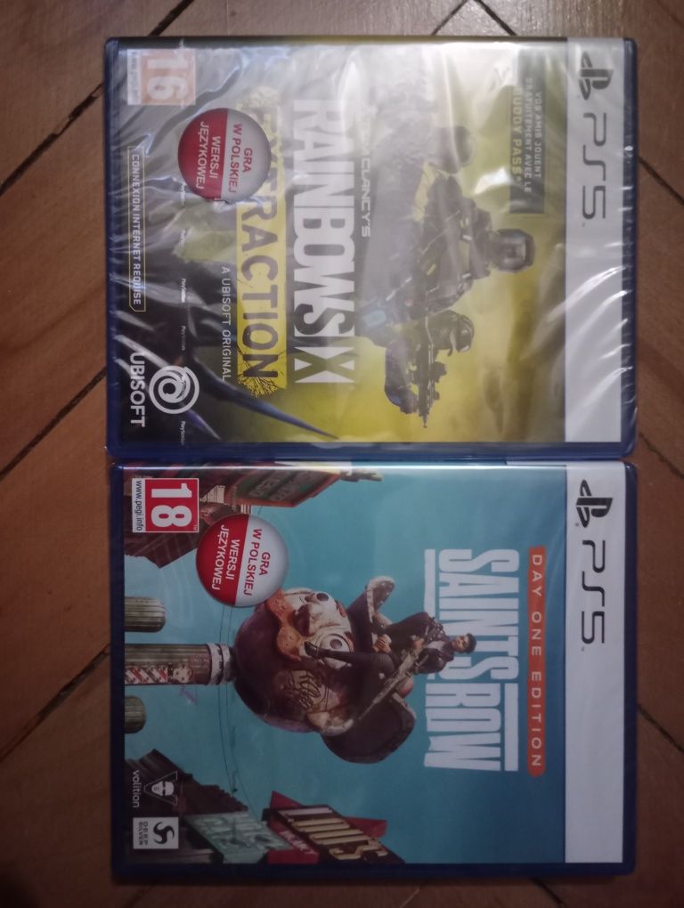 Rainbow Six Extraction plus Saints Row Day One Edition gry na PS5