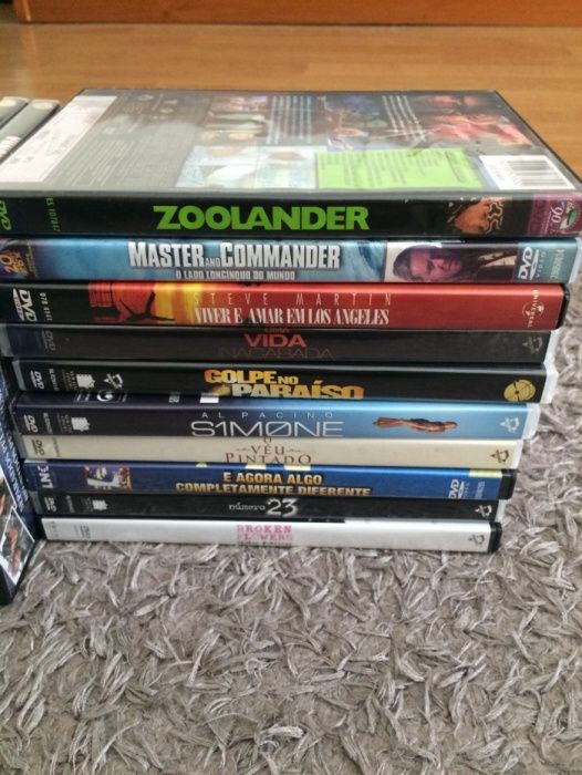 39 DVDs - Usados e novos