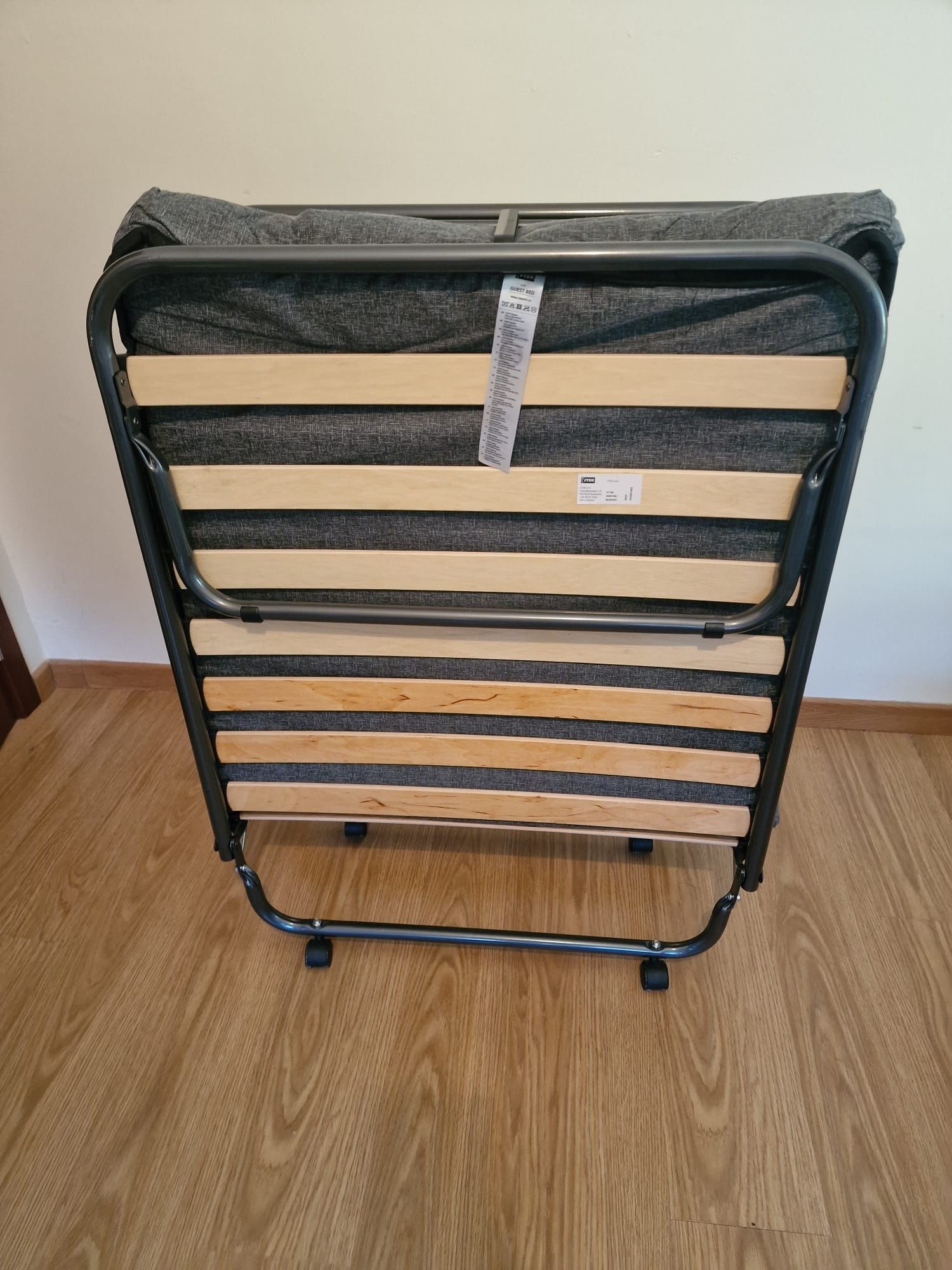 Divã 80 x 190 cinzento Como Novo