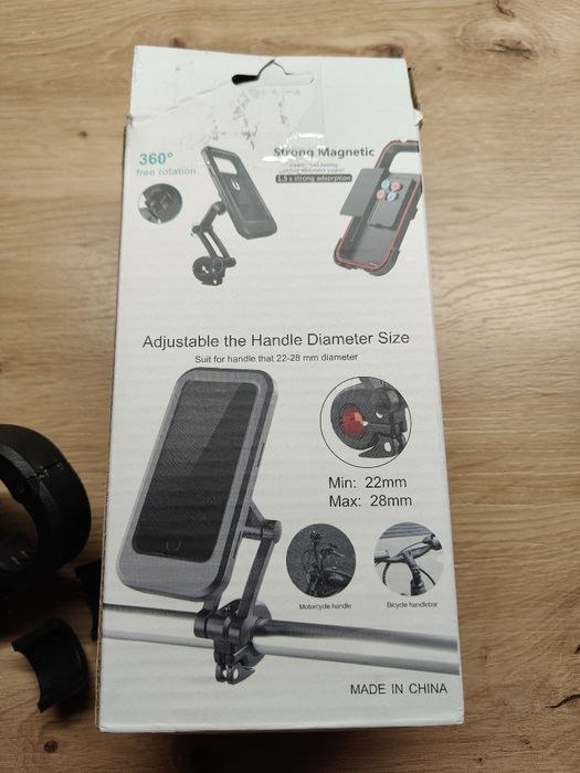 Magnetyczny uchwyt na ROWER MOTOCYKL na telefon wodoodporny na KIEROWN