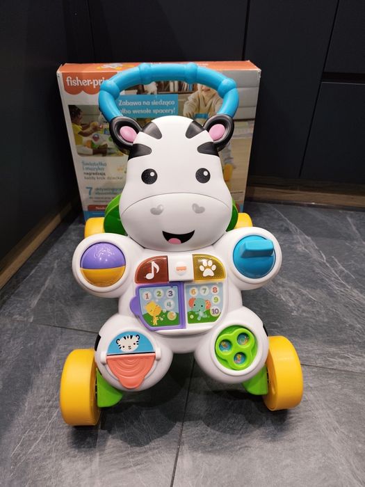 Fisher Price Interaktywy chodzik Zebra