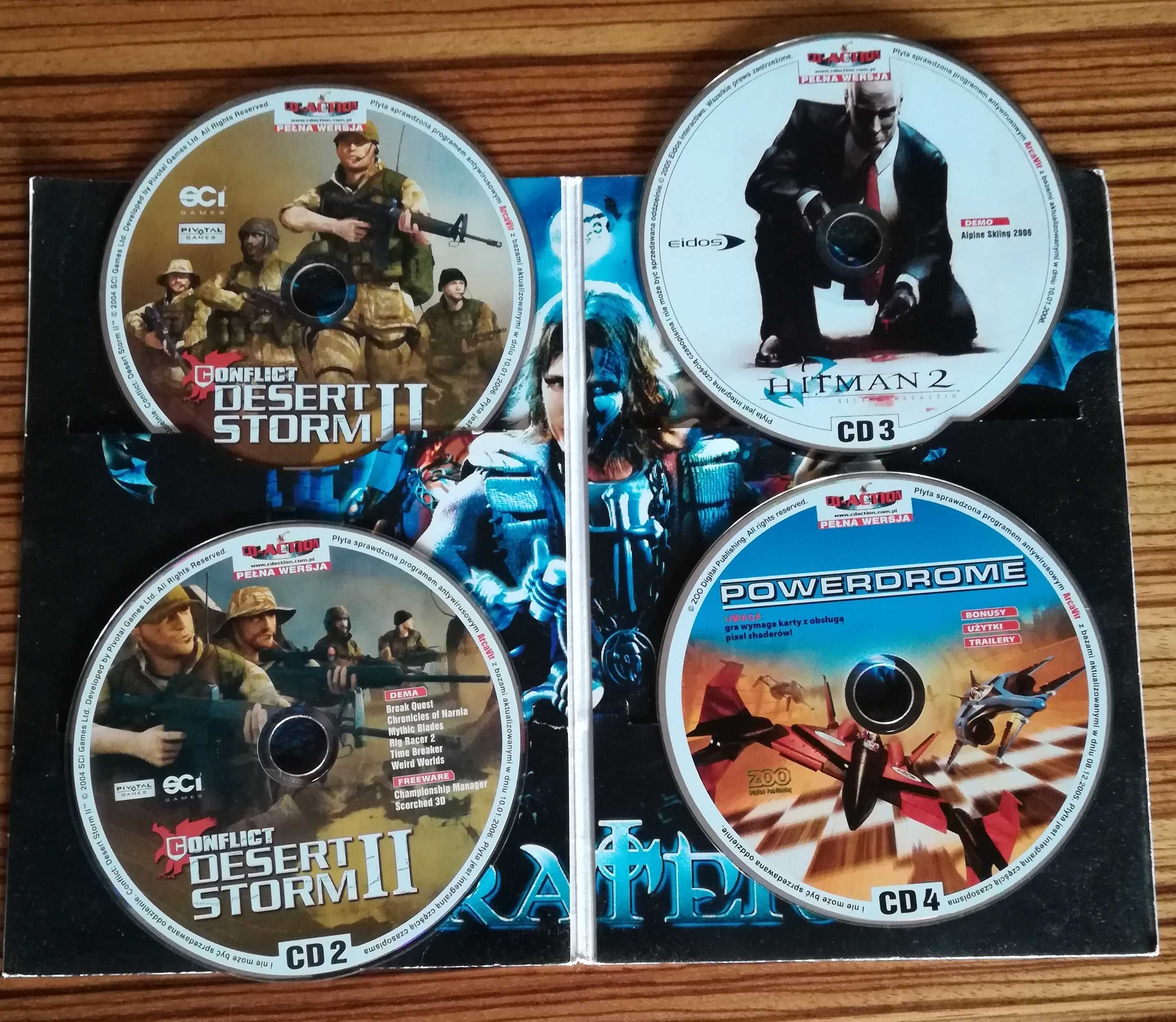 Conflict Desert Storm II  Hitman 2 Powerdrome  gra na PC klasyka