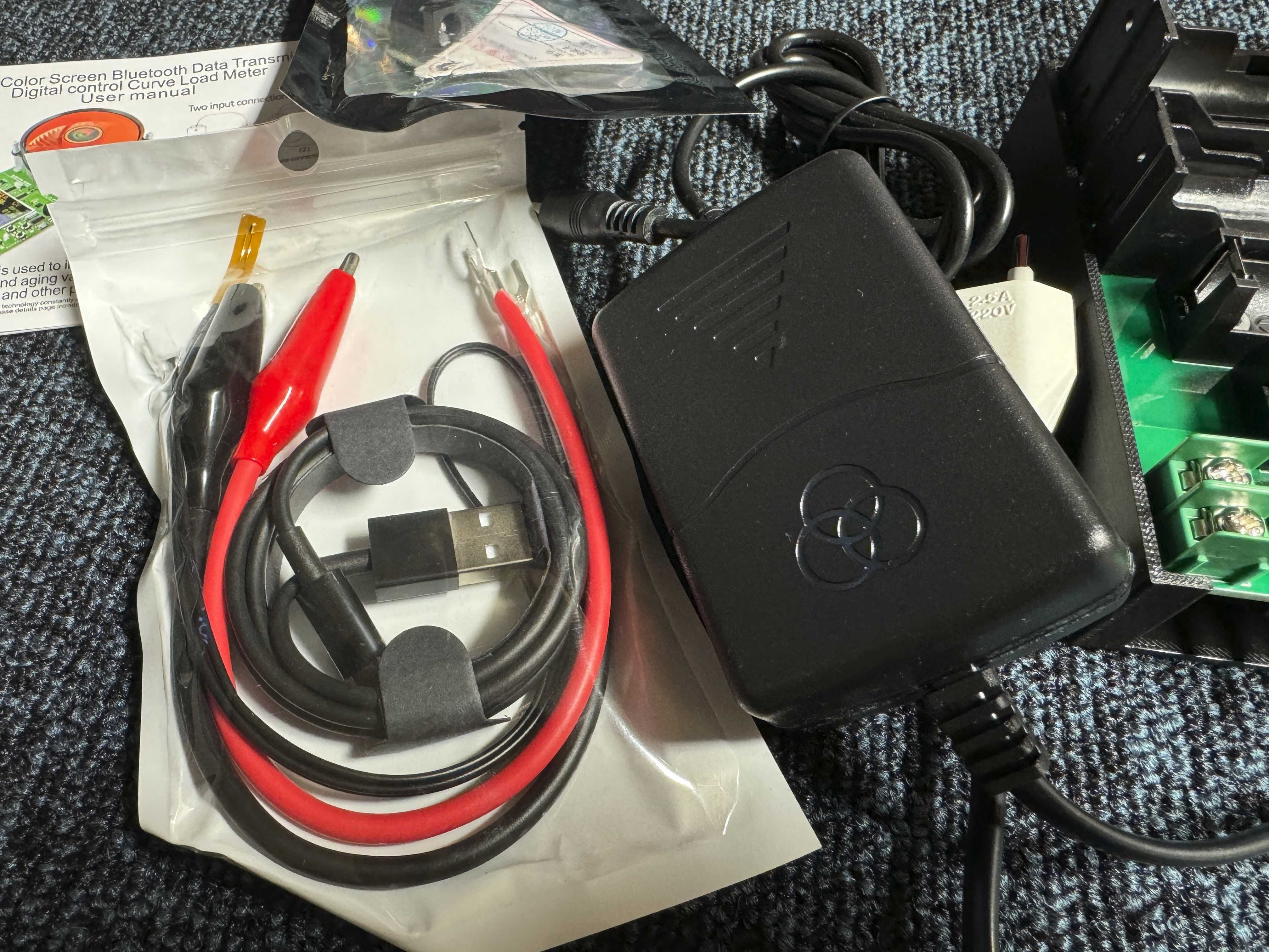 Tester obciążenia i pojemności baterii DL24P 180W 25A Bluetooth + etui