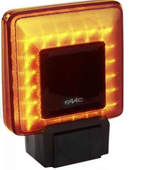 Automat do bramy przesuwnej FAAC 740 Zestaw + lampa XLED