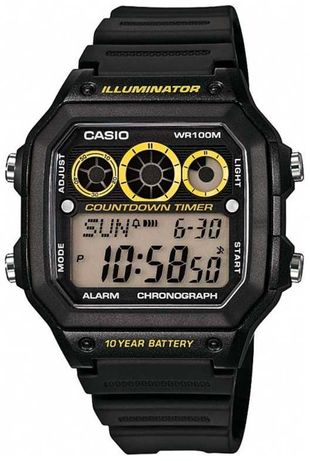 Акция! Мужские часы CASIO AE-1300WH-1A. Оригинал! Гарантия! Опт! Дроп!