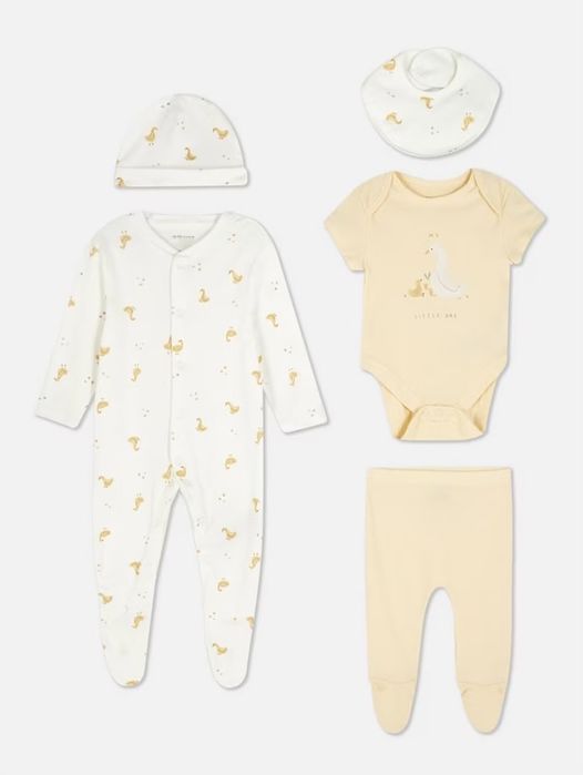 Набір Primark Next шапочка боді чоловічок штанці 56 розмір