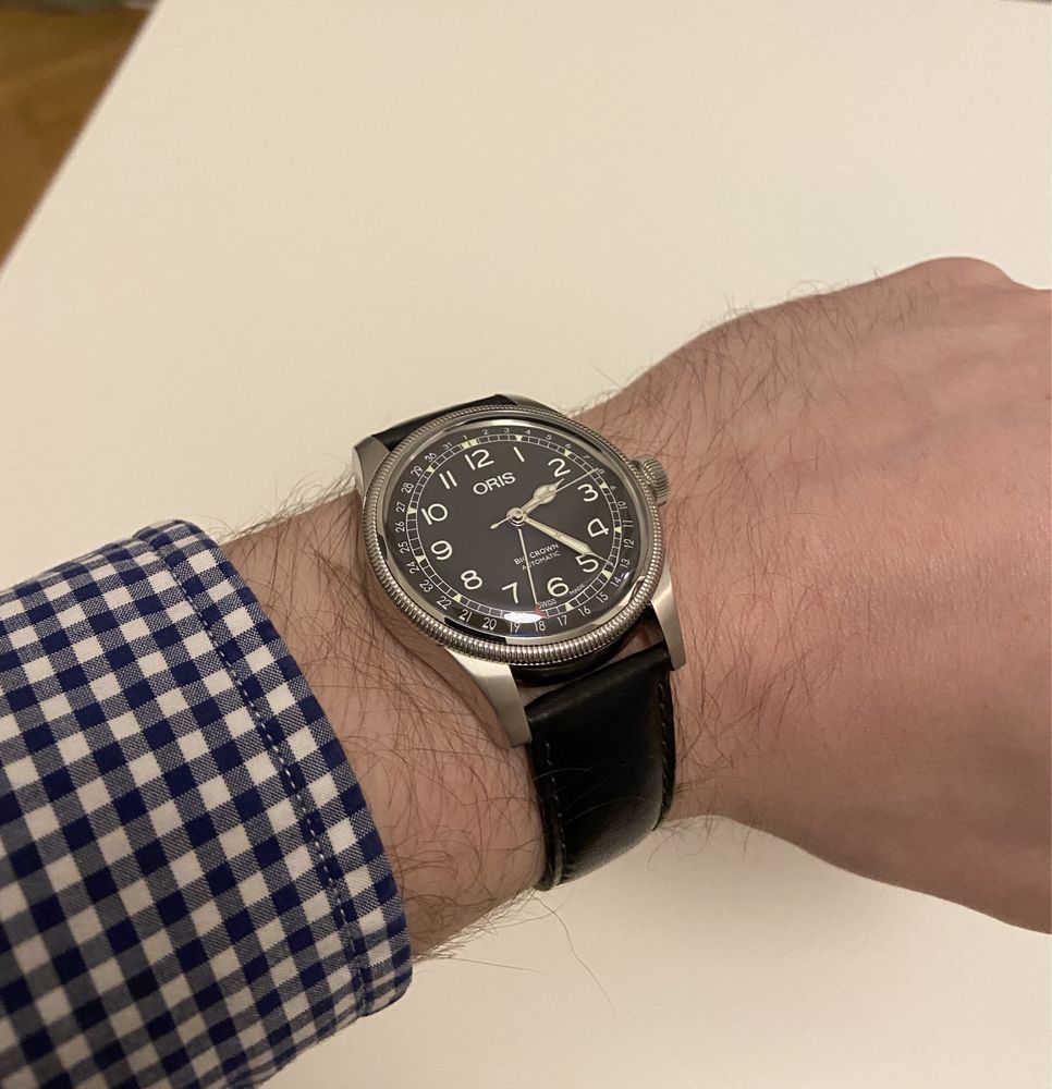 Zegarek automatyczny Oris Big Crown Pointer Date, doskonały stan