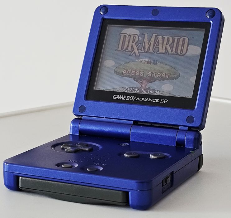 Nintendo Game Boy GAMEBOY Advance SP AGS-001 + ładowarka AGS-002 +etui