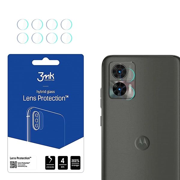 Szkło na aparat 3mk Lens Protection™ hybrydowe na Motorola Edge 30 Neo