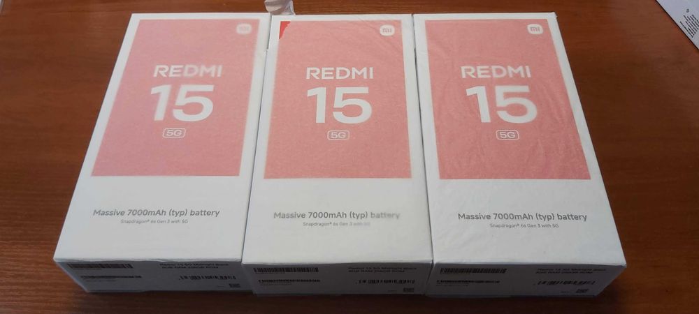 Xiaomi Redmi 15 5G 8GB/256GB Midnight Black model z 2025 lipiec