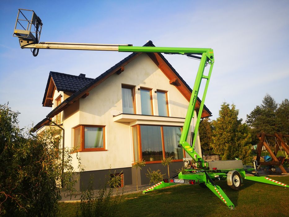 Podnośnik koszowy  wynajem lift  wysięgnik zwyżka rusztowanie