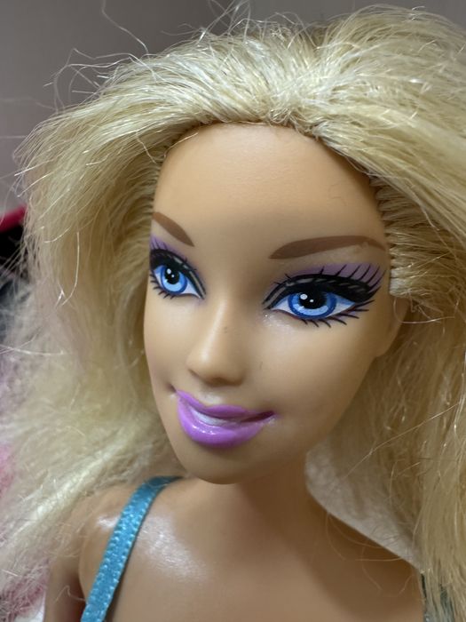 Рожевий кабріолет  з барбі Mattel