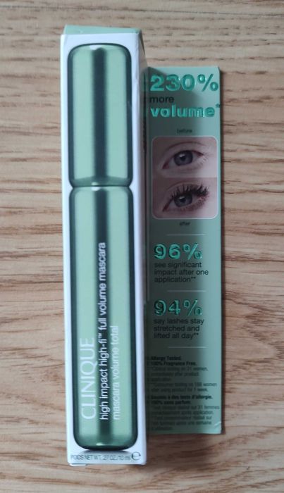 NOWY tusz do rzęs Clinique High Impact High-Fi Full Volume Mascara
