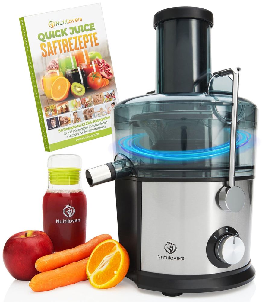 Nutrilovers PowerJuice XXL - Sokowirówka z Książką Przepisów
