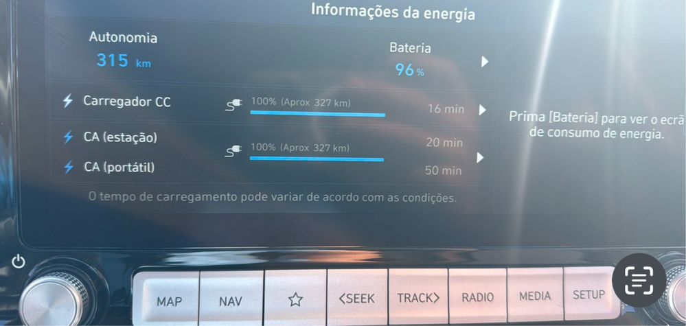 Hyundai Kauai 100% eletrico bateria 39 kw com 40.000 kms