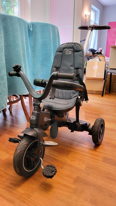 KINDERKRAFT - Rowerek trójkołowy dziecięcy 5w1 EASYTWIST zielono/czarn