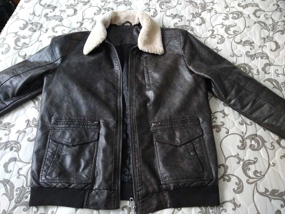 Kurtka męska skórzana Angelo Litrico