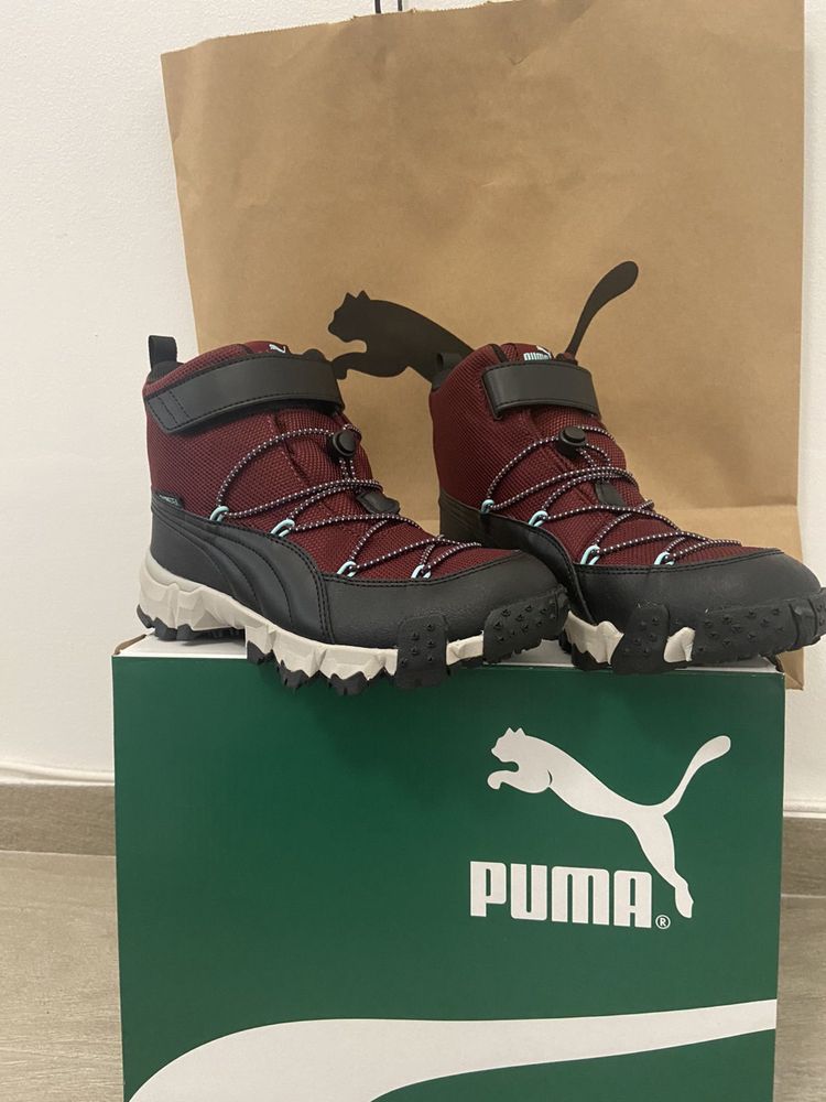 Чоботи (ботинки) Puma Maka Puretex V Jr. EU38 (устілка 24 см)