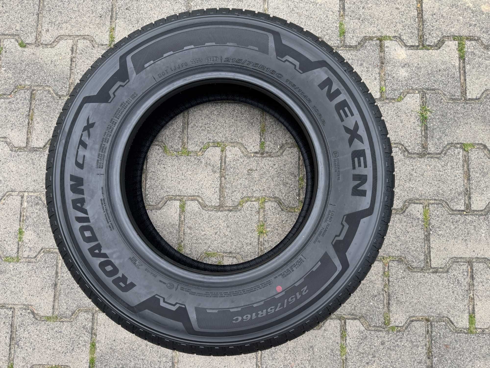 2x Nowe opony letnie dostawcze 215/75r16C NEXEN ROADIAN CTX (2023r)