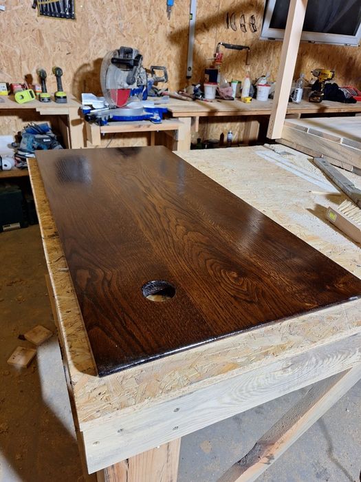 Blat dębowy 120 x 58 cm