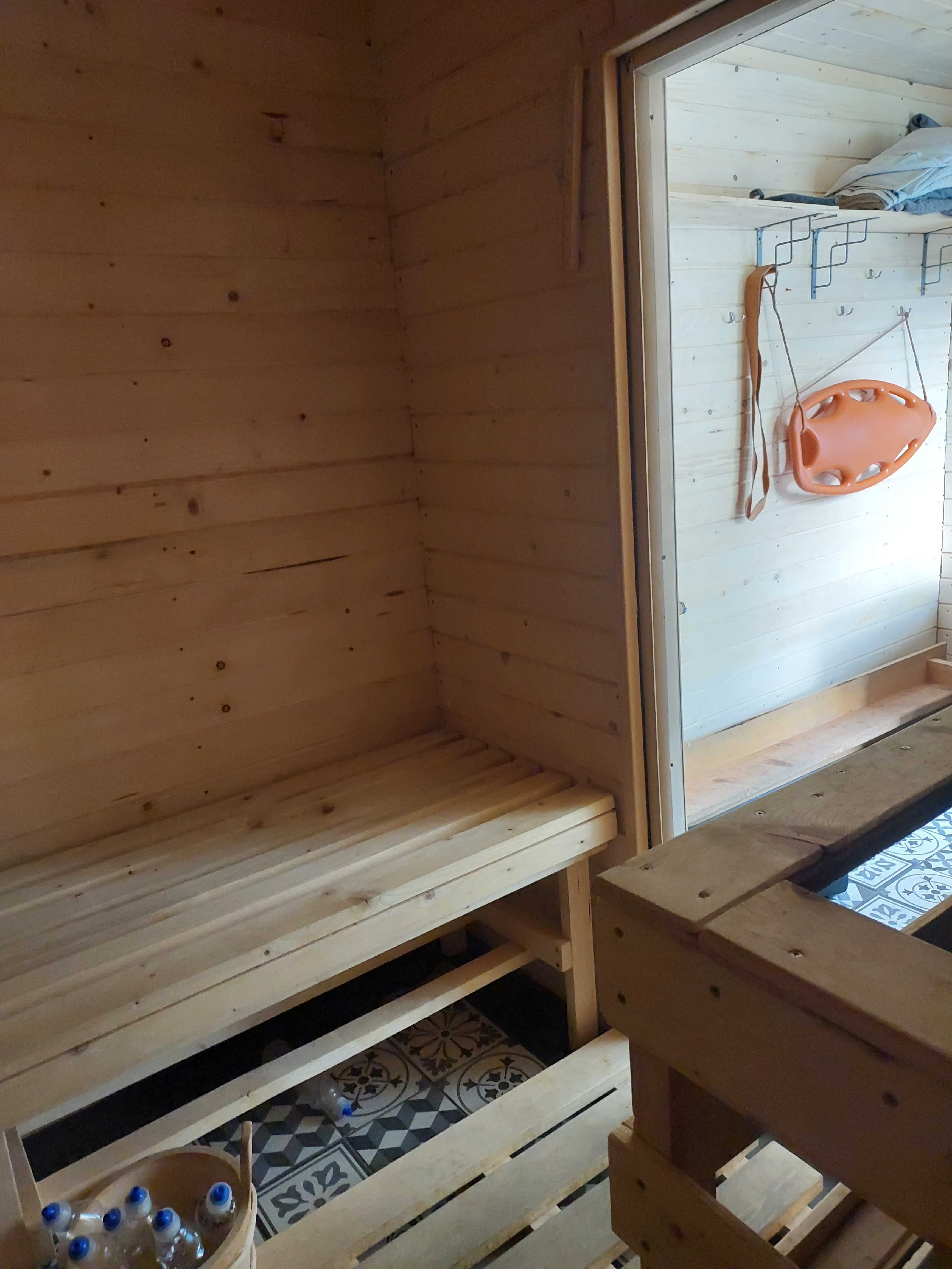 Sauna ogrodowa z piecem elektrycznym
