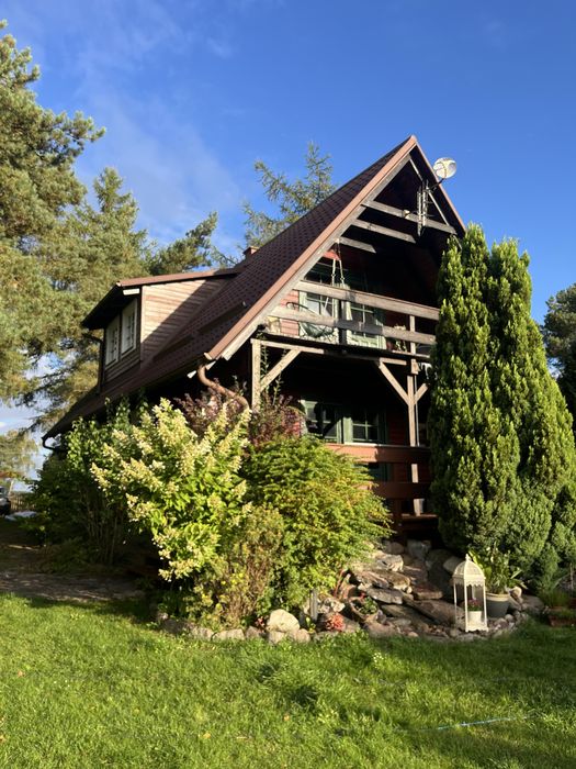 Dom nad jeziorem Kaszuby Sauna Balia Jacuzzi SYLWESTER ŚWIĘTA