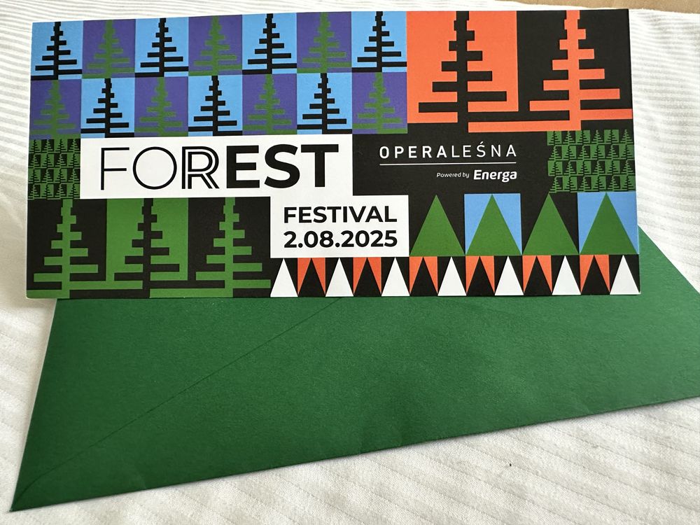 BILET wejsciowka FOREST festiwal podwojny 2.08.2025