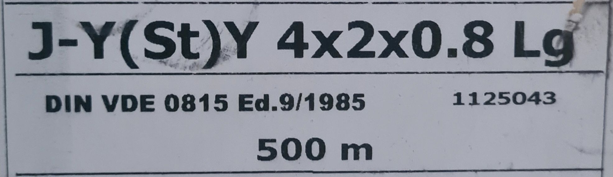 Kabel elektyczny 4x2x0.8 6x2x0.6