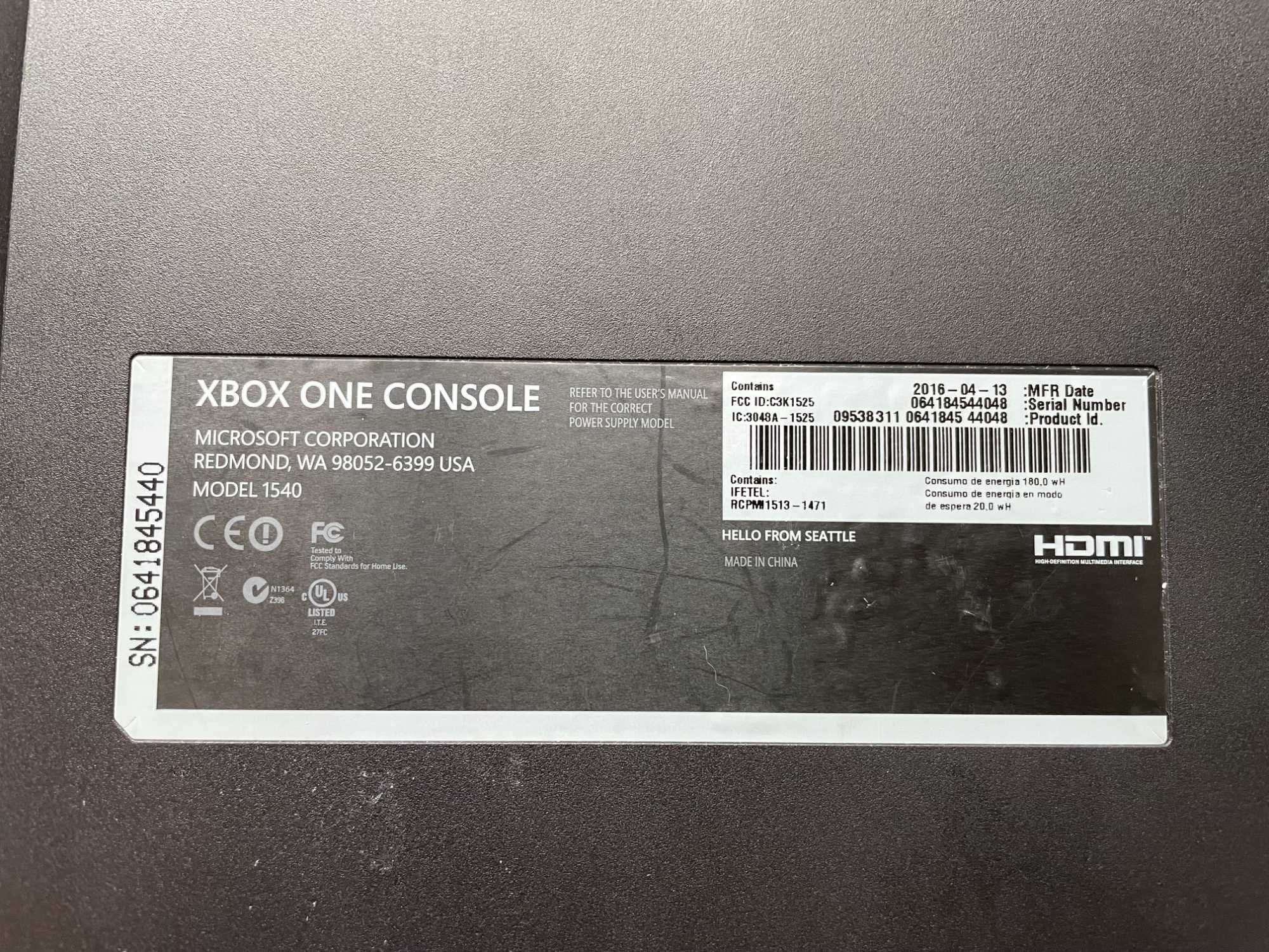 XBOX ONE FAT 500GB / Game Script / Firmware 4478 / Jailbreak