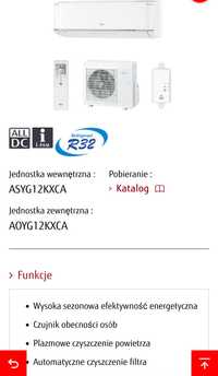 Asyg12kxca r32 Fujitsu. Montaż instalacja klimatyzacji