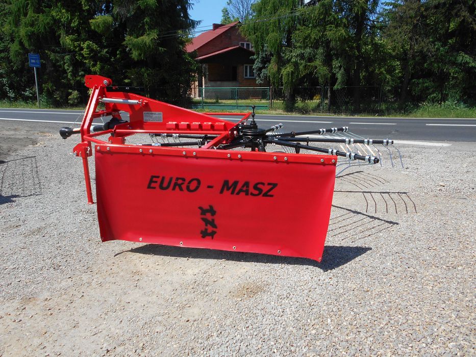 zgrabiarka 3,5m *wom gratis *tandem *szerokie koła EURO-MASZ