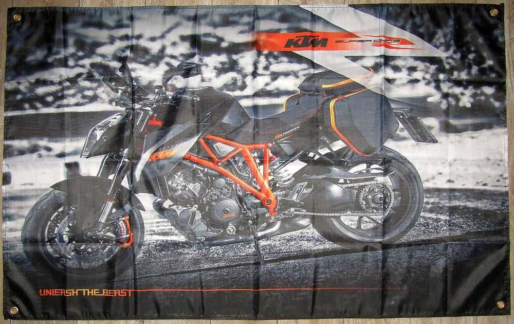 Flaga Unikatowe Transparenty  KTM Moto Sport