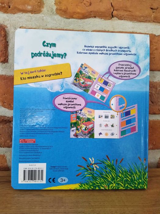 Czym podróżujemy? Książka z zagadkami