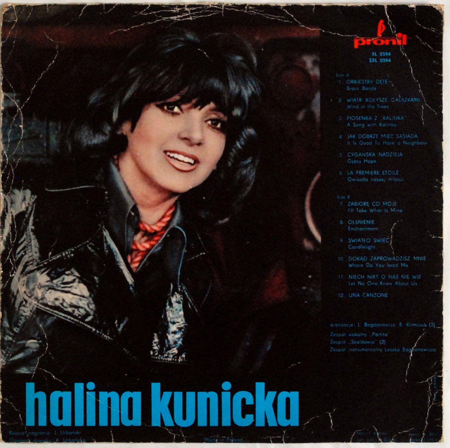 Halina Kunicka - Orkiestry dęte (XL 0594) MONO