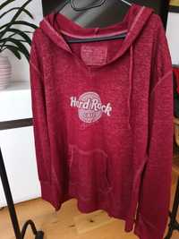 Bordowa bluza oversize Hard Rock L