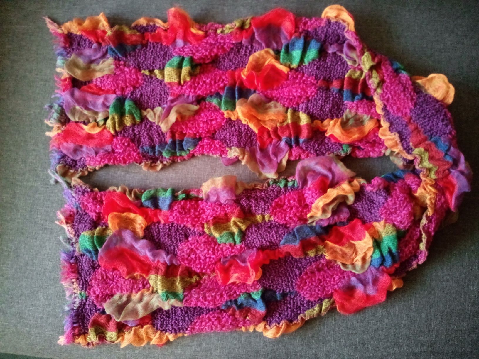 Piękny szal boho etno 165 cm