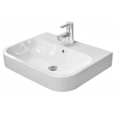 Nowa umywalka nablatowa 60 x 46 półokrągła biała Duravit 236060