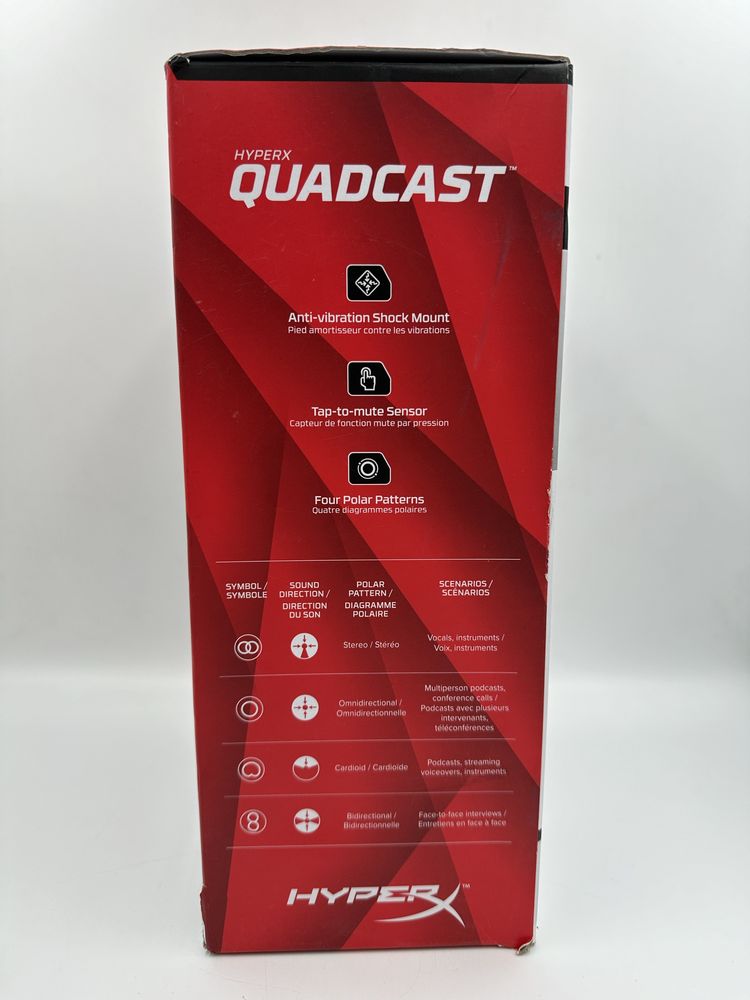 Mikrofon HyperX QuadCast USB dla streamerów HX-MICQC-BK