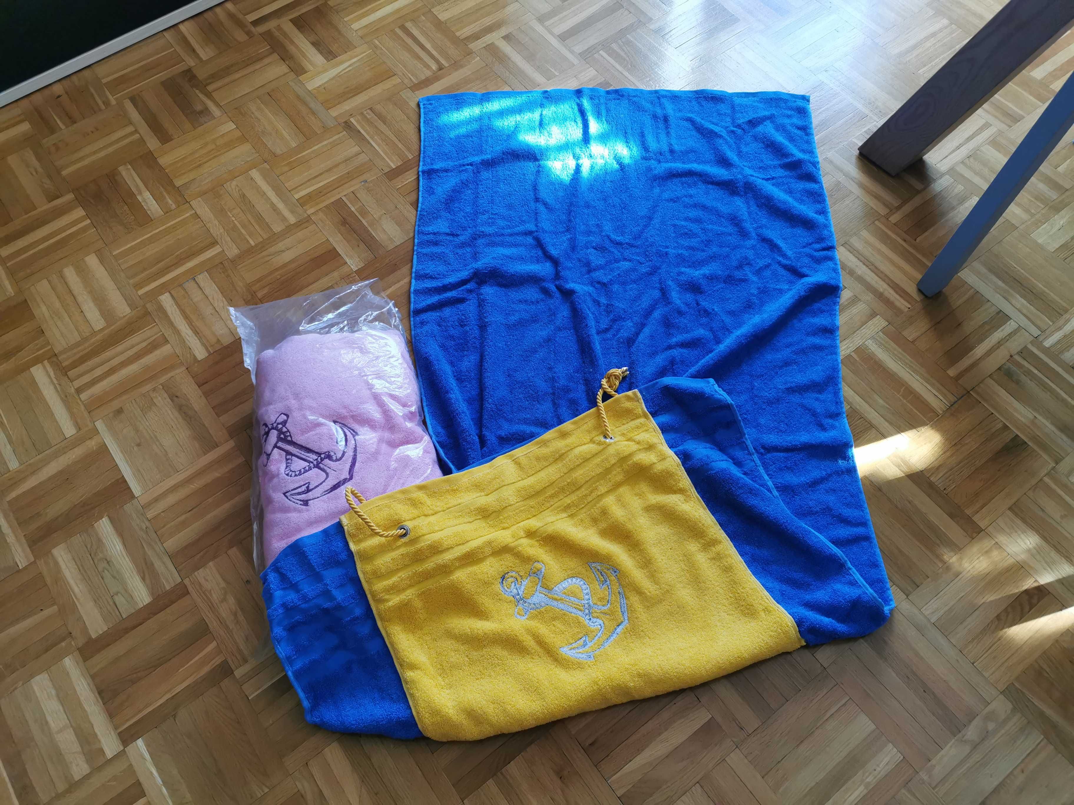 Praktyczna torba- ręcznik 2w1 zestaw