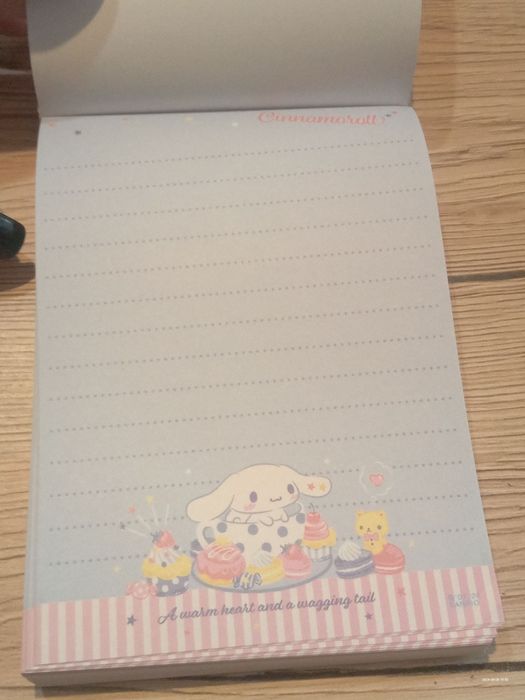 Nowy duży notes notatnik cinnamoroll