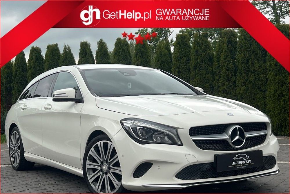 Mercedes-Benz CLA XENON LEDY PÓŁSKÓRA EL KLAPA KAMERA bezwypadkowy serwisowany gwarancja