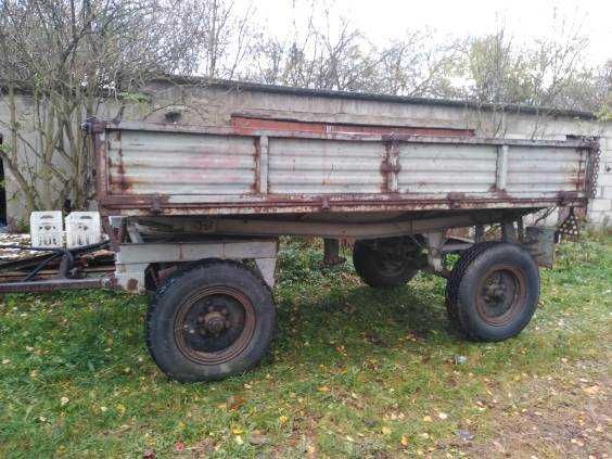 Przyczepa rolnicza Autosan D-47 4.5t wywrotka na trzy strony