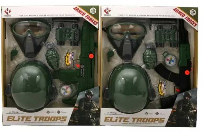 Детская игрушка "Набор военного", зеленый