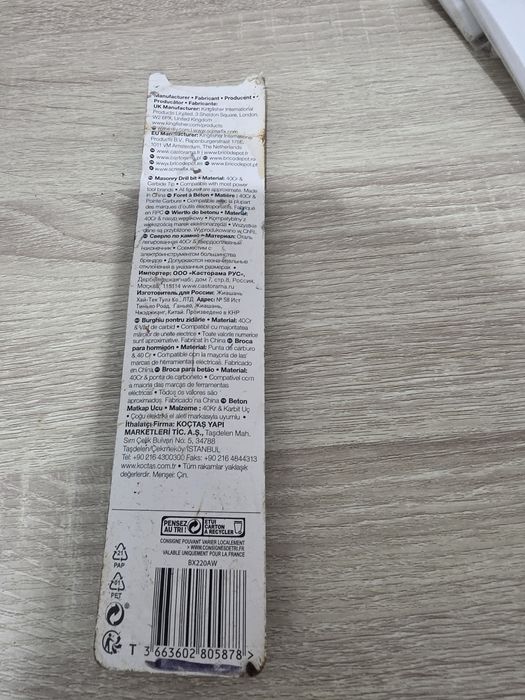 Broca 14 e 40 cerra copos