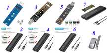 Внешний карман адаптер для SSD M.2 NGFF NVMe/SATA на USB 3.0