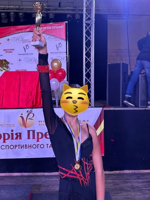 сукня для бальних танців латиноамереканська програма на зріст 155-160