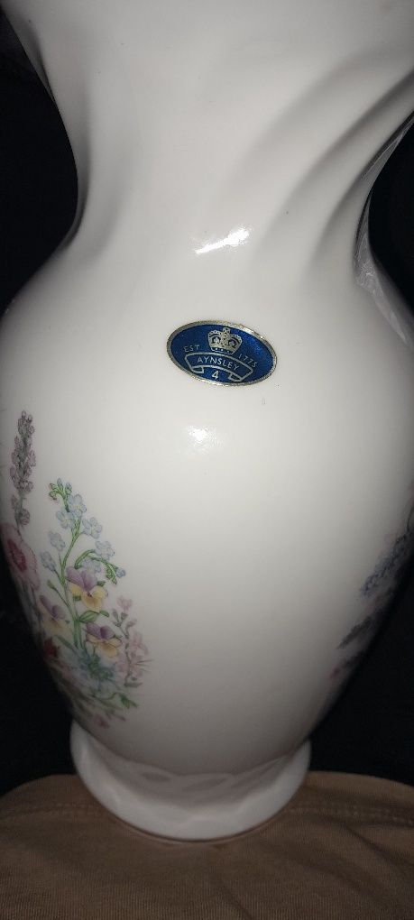 Wazon AYNSLEY WILD TUDOR porcelana  kolekcjonerski